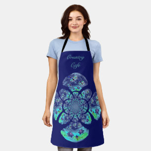 Floral Nature Pattern Dragonfly Country Custom Apron