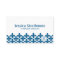 Floral Navy Blue Geometric Pattern