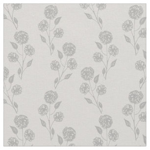 Floral Neutral Fabric