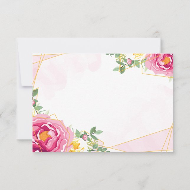 Floral Note Card (Front)