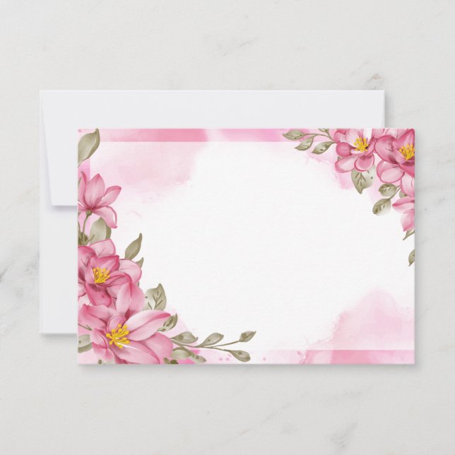 Floral Note Card (Front)