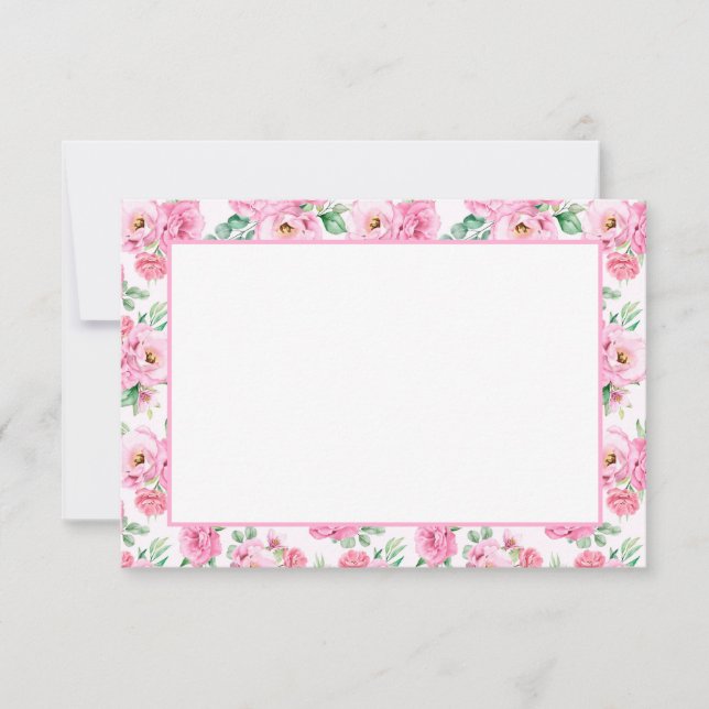 Floral Note Card (Front)