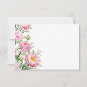 Floral Note Card