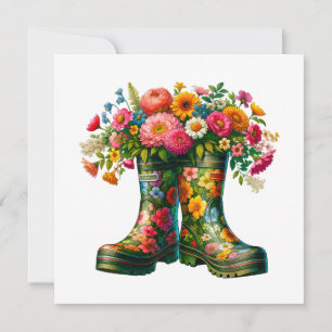 Floral Note Card and Art to Frame