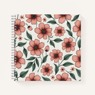 Floral notebook