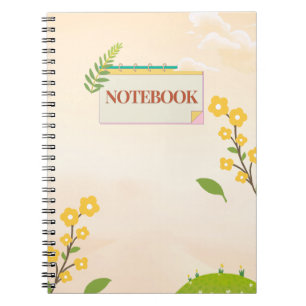 Floral notebook