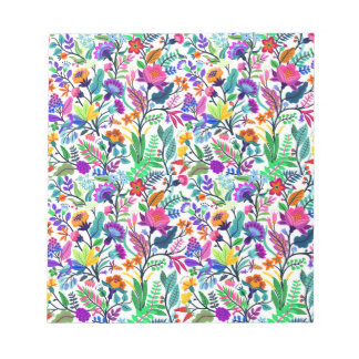 Floral  notepad