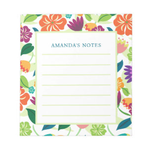 Floral Notepad