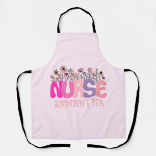 Floral Nurse Apron
