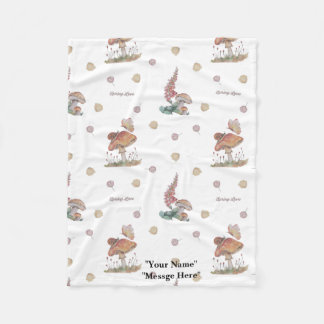 Floral Nursery print baby blanket