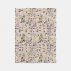 Floral Nursery print baby blanket