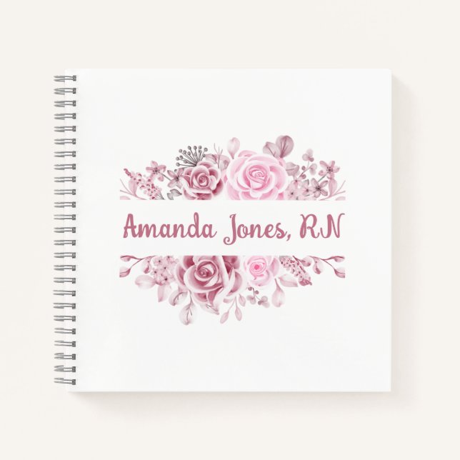 Floral Nursing Notebook (Front)