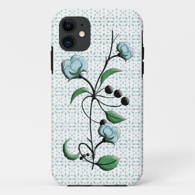 Floral on eyelet Case-Mate iPhone case (Back)