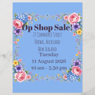 Floral Op Shop Flyer