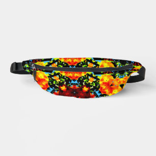 Floral Orange Bum Bags
