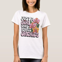 Floral Orchid Lover Design for Women