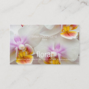 Floral - Orchids Business Card