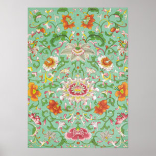Floral Ornament by Owen Jones - Vintage Poster