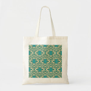 Floral Ornament: Fashionable Modern Seamless Tote Bag