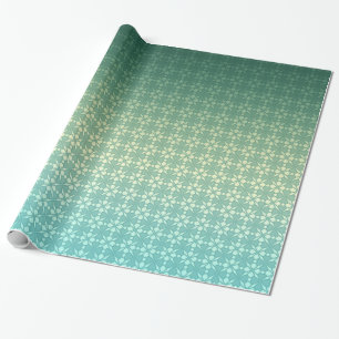 Floral ornament, gradient wrapping paper