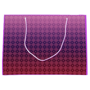 Floral ornament large gift bag