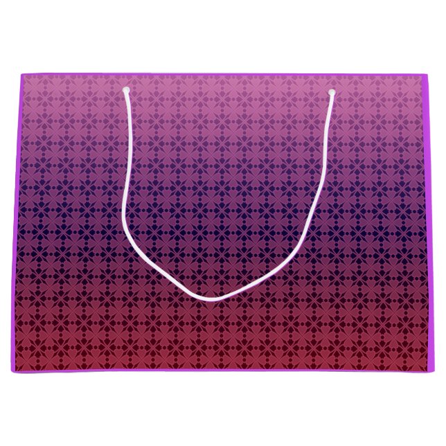 Floral ornament large gift bag (Front)