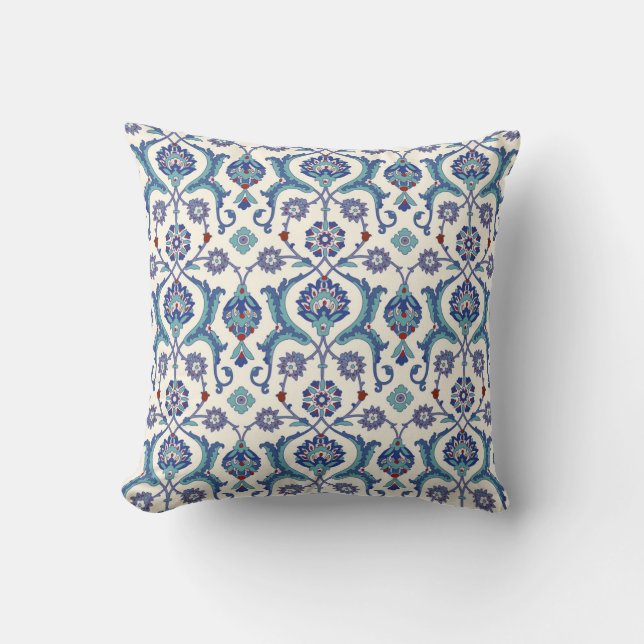 Floral Ornament: Traditional Arabic Pattern. Cushion (Front)