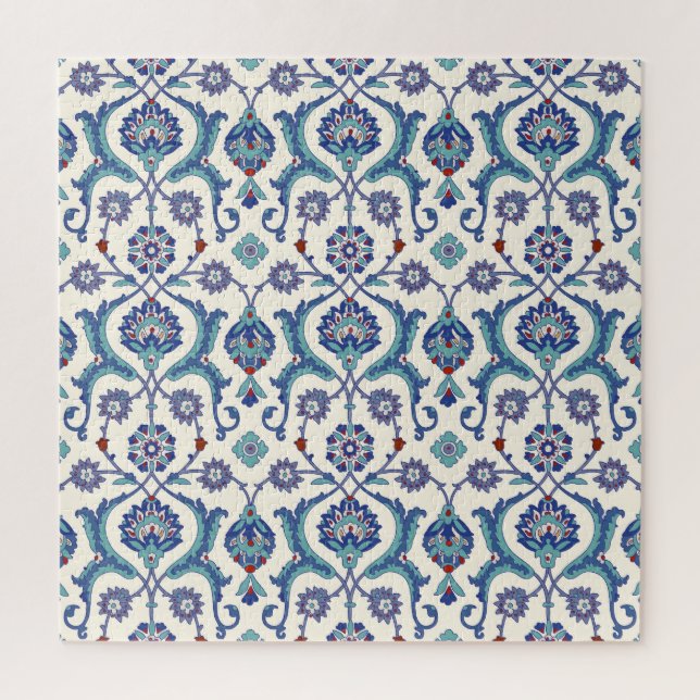 Floral Ornament: Traditional Arabic Pattern. Jigsaw Puzzle (Vertical)