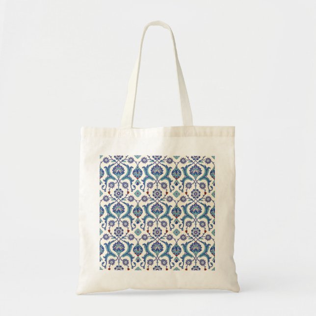 Floral Ornament: Traditional Arabic Pattern. Tote Bag (Front)