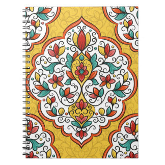Floral Ornament: Turkish Indian Motifs. Notebook