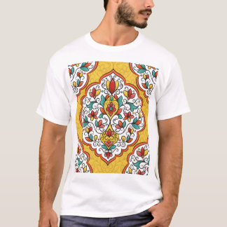 Floral Ornament: Turkish Indian Motifs. T-Shirt
