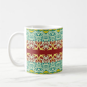 Floral Ornamental: Seamless Vintage Design Coffee Mug