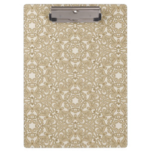Floral ornate background clipboard