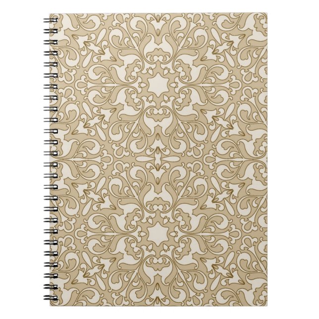 Floral ornate background notebook (Front)