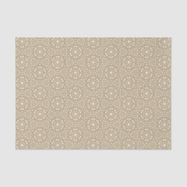 Floral ornate background tissue paper (Front)