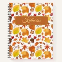 Floral Otoñal with a custom name Orange