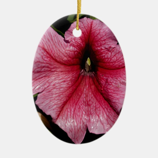 Floral Outburst Ceramic Tree Decoration (Front)