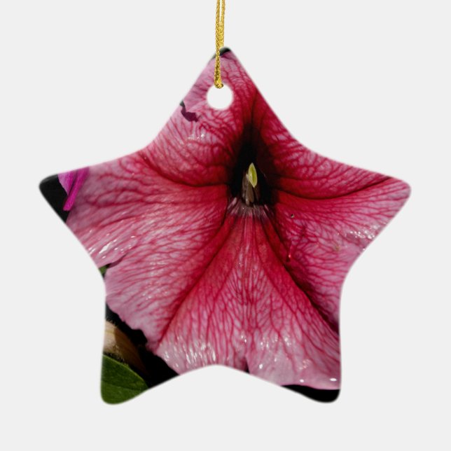 Floral Outburst Ceramic Tree Decoration (Front)