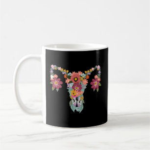 Floral Ovary Uterus'S Rights Feminist Coffee Mug