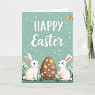 Floral Ovoid Celebration Card