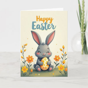 Floral Ovoid Springtime Card