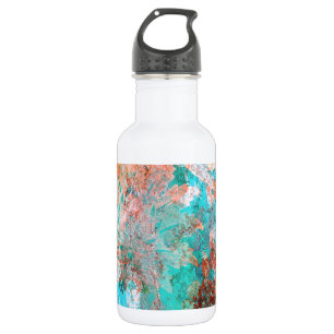 Floral Painting 532 Ml Water Bottle