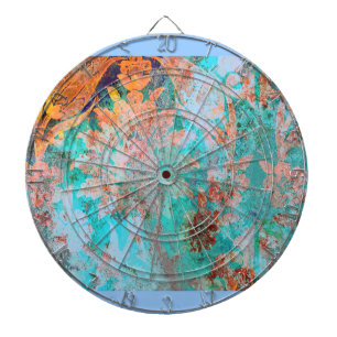 Floral Painting Dartboard