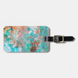 Floral Painting Luggage Tag