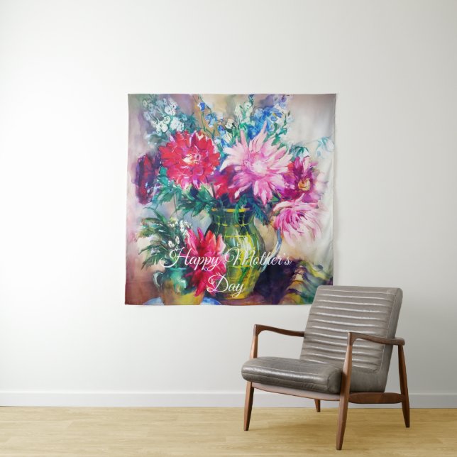 Floral painting  tapestry (In Situ)