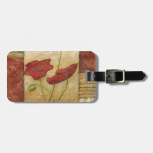 Floral Painting with Visible Brush Strokes Luggage Tag