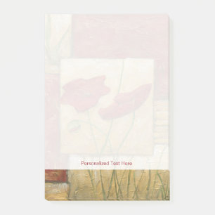 Floral Painting with Visible Brush Strokes Post-it Notes