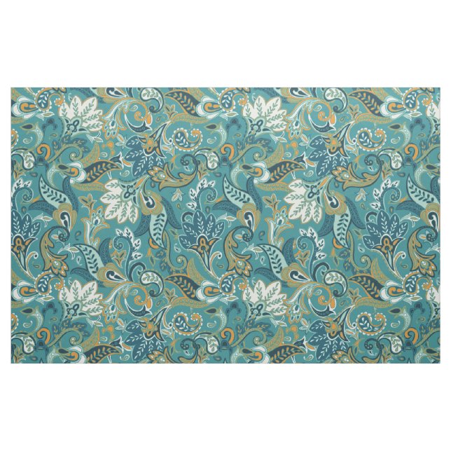 Floral Paisley Fabric (Fat Quarter)