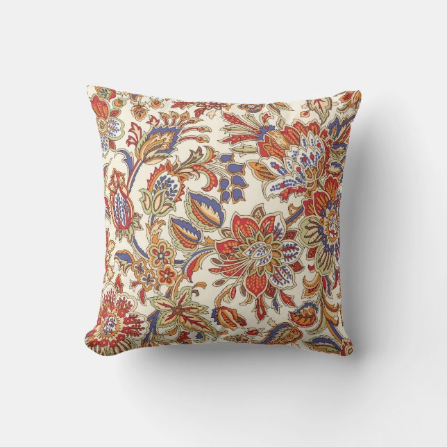 Floral Paisley Garden Cushion (Front)