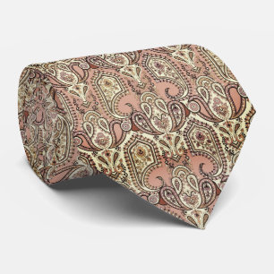 Floral Paisley Pink Tie